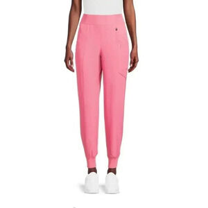 2/$30 Climate Right Cuddl Duds Size Large Pink Scrub Pants Work Healthcare
